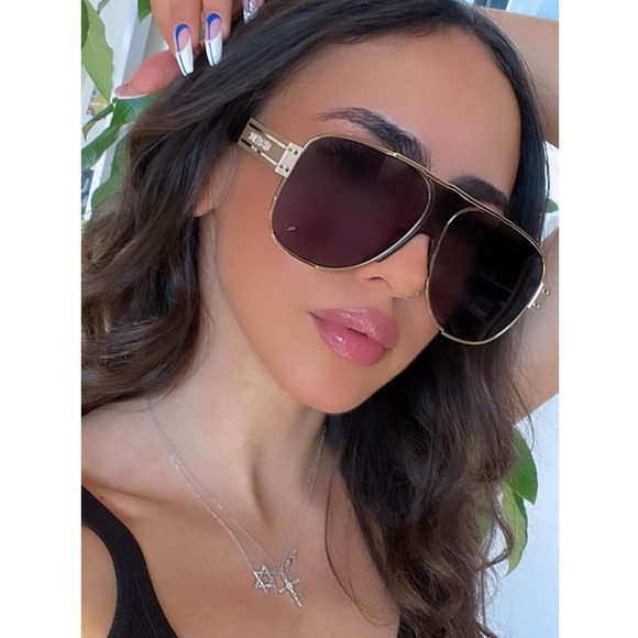 Dior Accessories - NEW Dior Signature A3U Aviator Oversized Sunglasses Blue